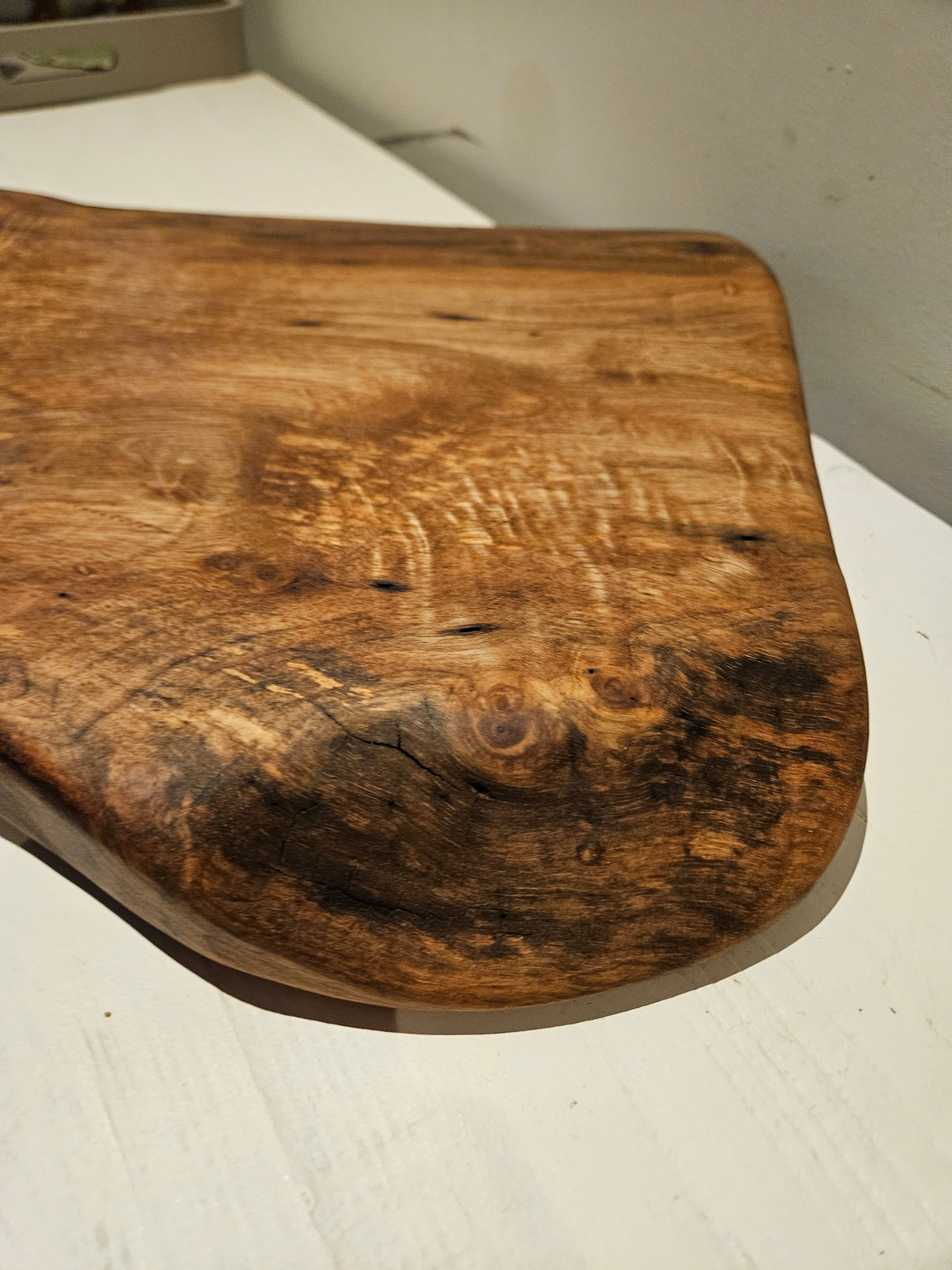 TX Trending Stoere Walnoten Borrelplank 57x33 cm – Handgemaakt – Massief Notenhout – Uniek Design