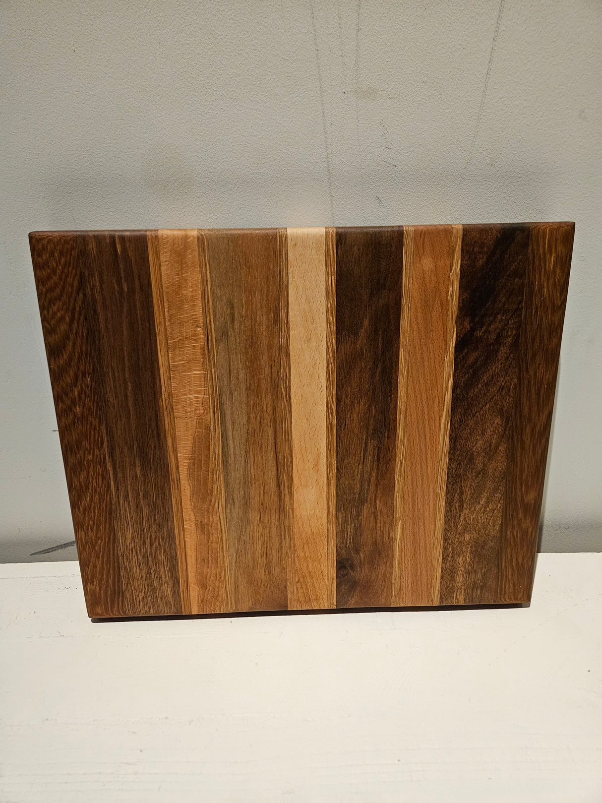 TXTRENDING Snijplank van Massief Hout – Eiken, Beuken, Noten & Afromosia | 35×29×3,5 cm | Handgemaakt