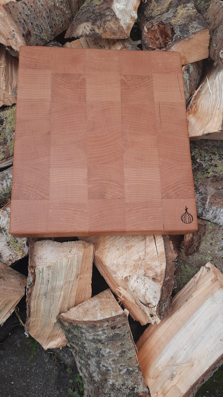 TXTRENDING Kopshouten Snijplank Beukenhout 29×33×4,5 cm | DubbelzijdigTXTRENDING Kopshouten Snijplank Beukenhout 29×33×4,5 cm | Dubbelzijdig