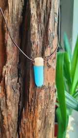 🌿 “Sparkle by Nature” – Houten Hanger met Glow-in-the-Dark Epoxy     