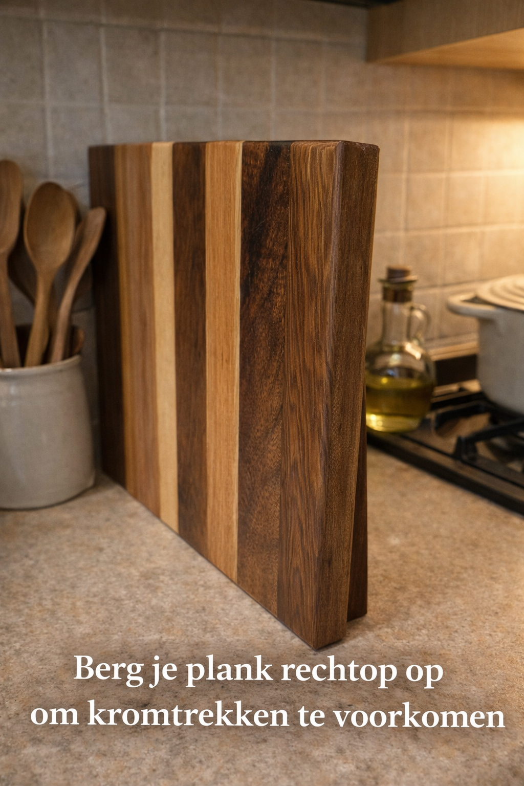 TXTRENDING Snijplank van Massief Hout – Eiken, Beuken, Noten & Afromosia | 35×29×3,5 cm | Handgemaakt